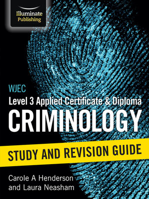 cover image of WJEC Level 3 Applied Certificate & Diploma Criminology